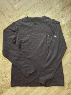 BURBERRY BLACK LABEL 長袖カットソー ダークグレー