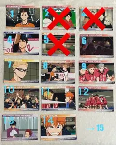 ＊バラ売り＊ ハイキュー‼︎ 劇場版ゴミ捨て場の決戦展　スナップカード