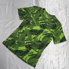 ナイキ DRY-FIT カモフラ シャツ M 半袖 メンズ