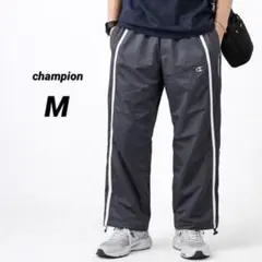 champion チャンピオン トラックパンツ ジャージ 下 グレー M パンツ