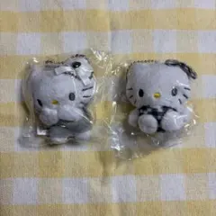 ハローキティ ぬいぐるみボールチェーン3 エンジェル ギンガムチェック セット