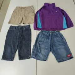 C㊸ 春・夏 130 140 豪華4点まとめ売り ウインドブレーカー デニム