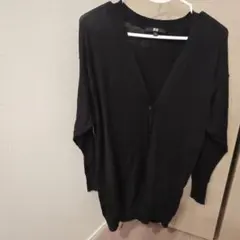 ユニクロ　カーディガン　レディース　ブラック S