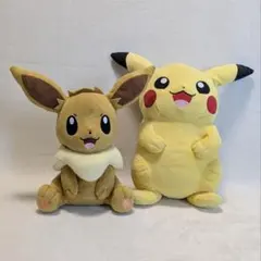 ポケモンセンター ピカチュウ イーブイ ぬいぐるみ セット Pokemon