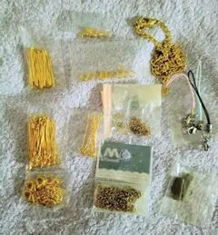 アクセ金具パーツ詰め合わせ　丸かんなど