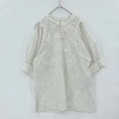 LILY BROWN リリーブラウン アイボリー刺繍ブラウス