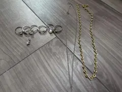 ☆*☆様 シルバーリング ネックレス ゴールド ペンダントトップ