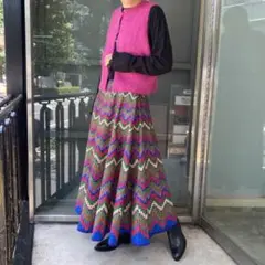 シェブロンスカート　ビームスボーイ