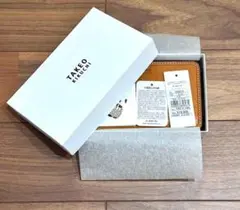 タケオキクチ ラウンド2つ折り財布 新品箱付 キャメル 現行品 ￥20,680
