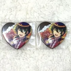あんスタ　あんさんぶるスターズ　一番カフェ　ハート缶バッジ　影片みか　2点セット