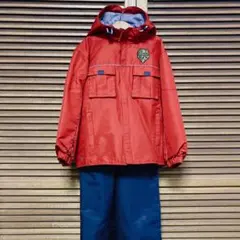 スノービー 【SnowBee】子ども用 スキーウェア 赤 120 美品