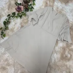 グリーンレーベルリクシング　Aラインワンピースドレス　大きいサイズ対応