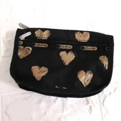 未使用　LeSportsac ハート柄 ポーチ