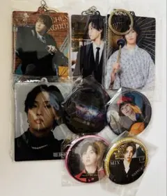 FANTASTICS 堀夏喜8点セット アクリルキーホルダー 缶バッジ