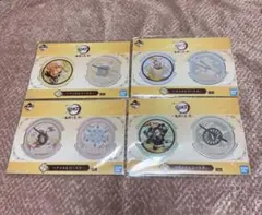 新品未開封　1番くじ　鬼滅の刃 ペアメタルコースター 4種セット