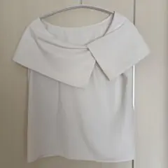 美品✨人気✨定価1.6万✨ノーブル ケープブラウス 洗える 日本製 