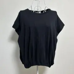 バンヤードストーム・F フレンチ袖Tシャツ カットソー ブラック 綿100%のサムネイル
