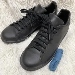 美品 adidas Stan Smith ブラック スニーカー　26 20327