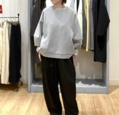 スタジオクリップ　タックトラウザーパンツ