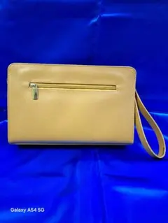 Raimondo Valentino／イエロークラッチバッグ S付き／中古品
