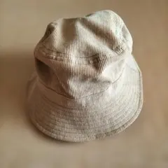 BROWNY コーデュロイ バケットハット F　ブラウン　ベージュ　レディース