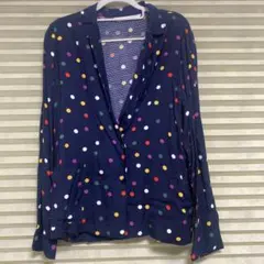 ZARA カラフルドット柄 長袖シャツ 薄手羽織