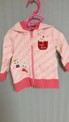 Miki House ピンクパーカー 80cm