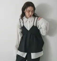 URBAN RESEARCH レイヤードデザインビスチェ