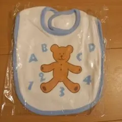 新品未使用　クマデザイン スタイ 100%綿