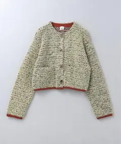 6(ROKU)ミックスカーディガン