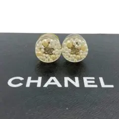⭐️良品⭐️ シャネル 13S ココマーク ピアス ラウンド レジン
