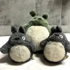 となりのトトロ　中トトロ　小トトロ ぬいぐるみ 徳間書店 3匹セット レトロ