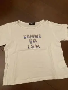 COMME CA ISM ホワイト Tシャツ 110A