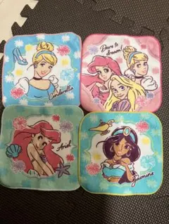 き*ー様 ディズニープリンセス ミニハンカチセット