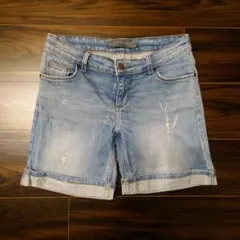 ZARA　BASIC　デニムショートパンツ　S