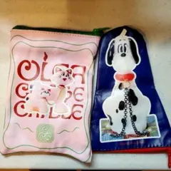 OLGA GOOSE CANDLE ポーチガチャ犬と猫2点セット