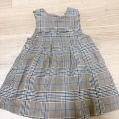 petit main プティマイン 2wayワンピース　チェック柄　90cm