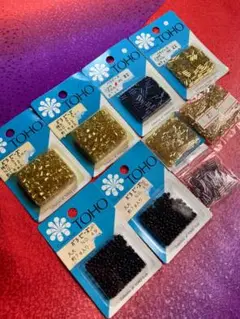 TOHO 他 ビーズ セット 竹 丸太 まとめ売り 手芸 手芸素材 手芸用品