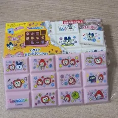 新品未使用　たまごっち　チョコブロックシール　いちごっち＆りんごっち