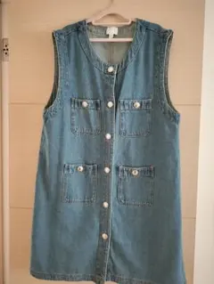完売商品　美品　H&M デニム　ベスト　M