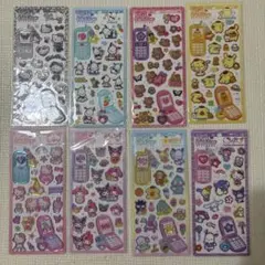平成ハッピーフォン サンリオキャラクターズ シール 8枚セット