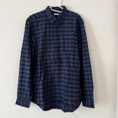 GU メンズ ネルシャツ Lサイズ