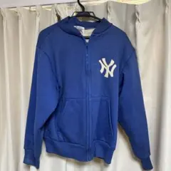 90s USA製　ニューヨーク・ヤンキース ジップアップスタジャン