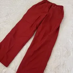 BOAST U.S.A. ジャージ　パンツ　レッド　赤　シャカシャカ素材