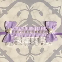 ぬいぐるみ用　10cmぬい　ヘッドドレス　パープル　紫