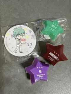 うたプリ　カルナイ　リングライト　缶バッジセット