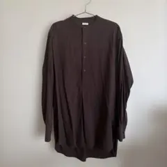 【SEEALL】ノーカラーシャツ　グランパシャツのサムネイル