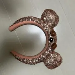 USJ ユニバ　ティム　スパンコールピンク　カチューシャ