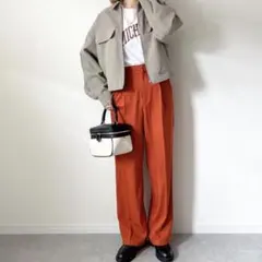 GU　ショート丈ジャケット　チェック柄　クロップド　オーバーサイズ　春服