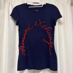 セールARMANI EXCHANGE 半袖 Tシャツ ネイビーのサムネイル